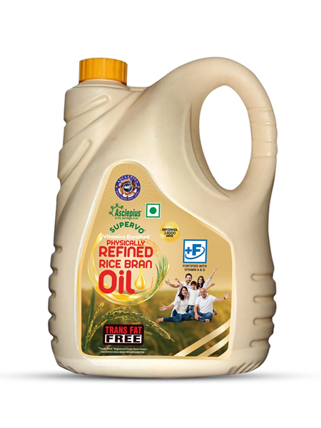 Asclepius Supervo Rice Bran Oil 2 LTR– Price, Benefits, Uses, Faqs
